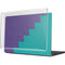 Purple Turquoise Zig Zag MacBook Pro 14in (2021-24) Case plus Skin